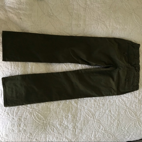 Gap Kids Boy size 14 army green style chino - Picture 3 of 8